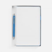 Набор White Shall, бело-голубой