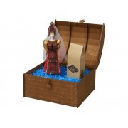 Подарочный набор: кукла фарфоровая, чай "Малина с мятой"