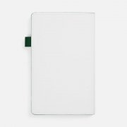 Ежедневник White Shall, недатированный, бело-зеленый