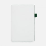 Ежедневник White Shall, недатированный, бело-зеленый