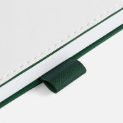 Ежедневник White Shall, недатированный, бело-зеленый