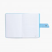 Ежедневник Boom, недатированный, черный с голубым