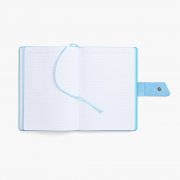 Ежедневник Boom, недатированный, черный с голубым