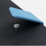 Ежедневник Boom, недатированный, черный с голубым