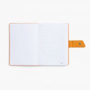 Ежедневник Boom, недатированный, черный с оранжевым