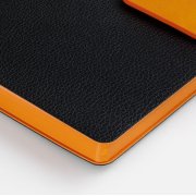 Ежедневник Boom, недатированный, черный с оранжевым
