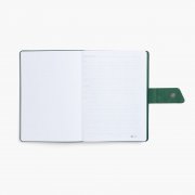 Ежедневник Boom, недатированный, черный с зеленым