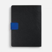 Ежедневник Boom, недатированный, черный c ярко-синий