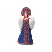 Подарочный набор: кукла фарфоровая, крем-мёд с лаймом и имбирем