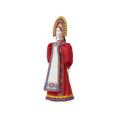 Подарочный набор: кукла фарфоровая, крем-мёд с лаймом и имбирем арт. 94752