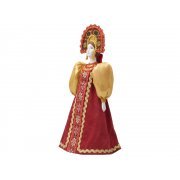 Подарочный набор: кукла фарфоровая, крем-мёд с лаймом и имбирем