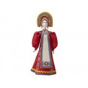 Подарочный набор: кукла фарфоровая, крем-мёд с лаймом и имбирем