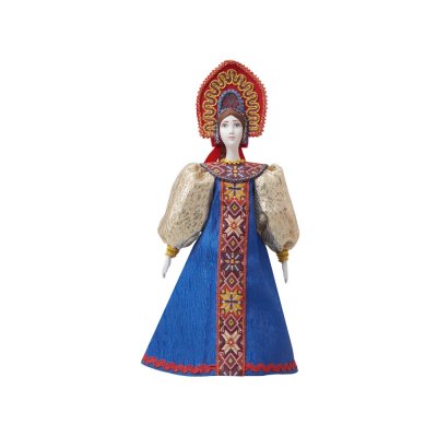Подарочный набор: кукла фарфоровая, мёд с миксом из орехов арт. 94750