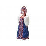 Подарочный набор: кукла фарфоровая, мёд с миксом из орехов