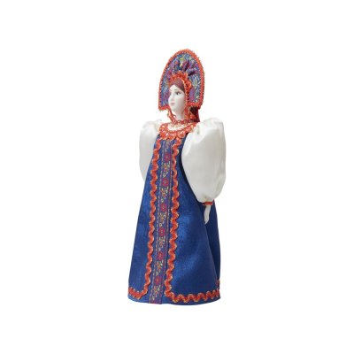 Подарочный набор: кукла фарфоровая, мёд с миксом из орехов арт. 94750
