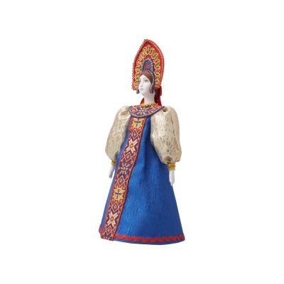 Подарочный набор: кукла фарфоровая, мёд с миксом из орехов арт. 94750