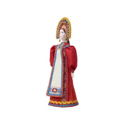 Подарочный набор: кукла фарфоровая, мёд с миксом из орехов арт. 94749