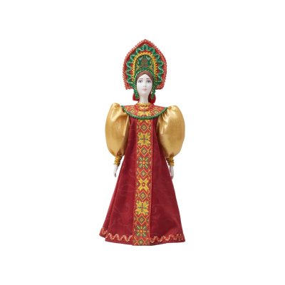Подарочный набор: кукла фарфоровая, мёд с миксом из орехов арт. 94749