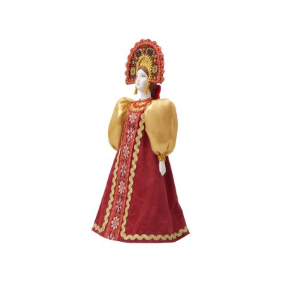 Подарочный набор: кукла фарфоровая, мёд с миксом из орехов арт. 94749