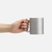 Кружка для сублимационной печати Sagredo, серебристая арт. 18309.10