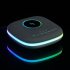 Bluetooth колонка с беспроводной зарядкой и подсветкой Terrafonic, серая арт. 17487.10 Bluetooth колонка с беспроводной зарядкой и подсветкой Terrafonic, серая арт. 17487.10