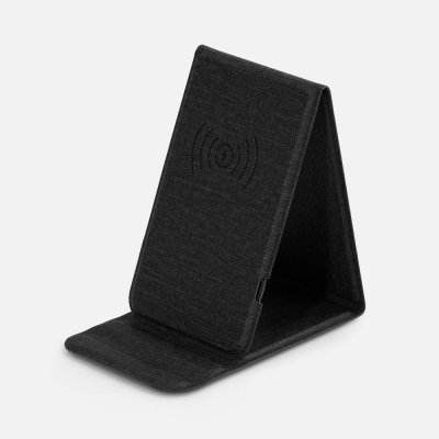 Подставка для смартфона с беспроводной зарядкой Kickstand, серая арт. 17485.10