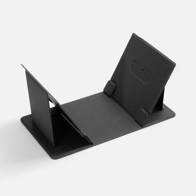 Складной стол для ноутбука с беспроводной зарядкой Kickstand Table, серый арт. 17486.10