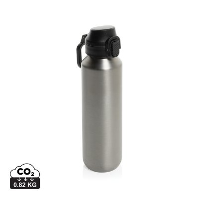 Спортивная бутылка Via из переработанной стали RCS с карабином, 600 мл арт. P437.5002