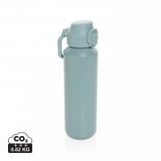 Спортивная бутылка Via из переработанной стали RCS с карабином, 600 мл арт. P437.5007