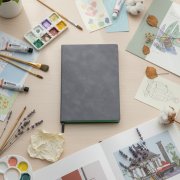 Ежедневник A5 недатированный Carisma в мягком переплёте, зеленый