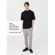 Футболка оверсайз унисекс Sideline, черная арт. 18406.30