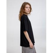 Футболка оверсайз унисекс Sideline, черная арт. 18406.30