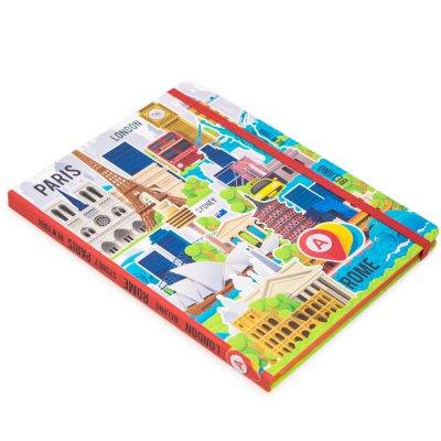 Записная книжка в клетку 15.5x21 Город R1-2441144 арт. R1-2441144