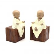 Набор статуэток "Маленькие монахи", подставка для книг арт. JY007