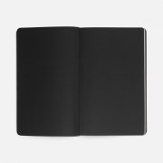 Ежедневник Trait, недатированный, черный с зеленым