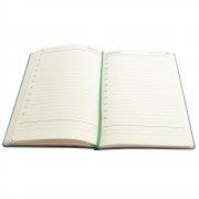 Ежедневник A5 недатированный Franco в мягком переплёте, бутылочно-зеленый