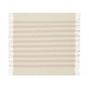 Плед «Reglet» из хлопка с бахромой