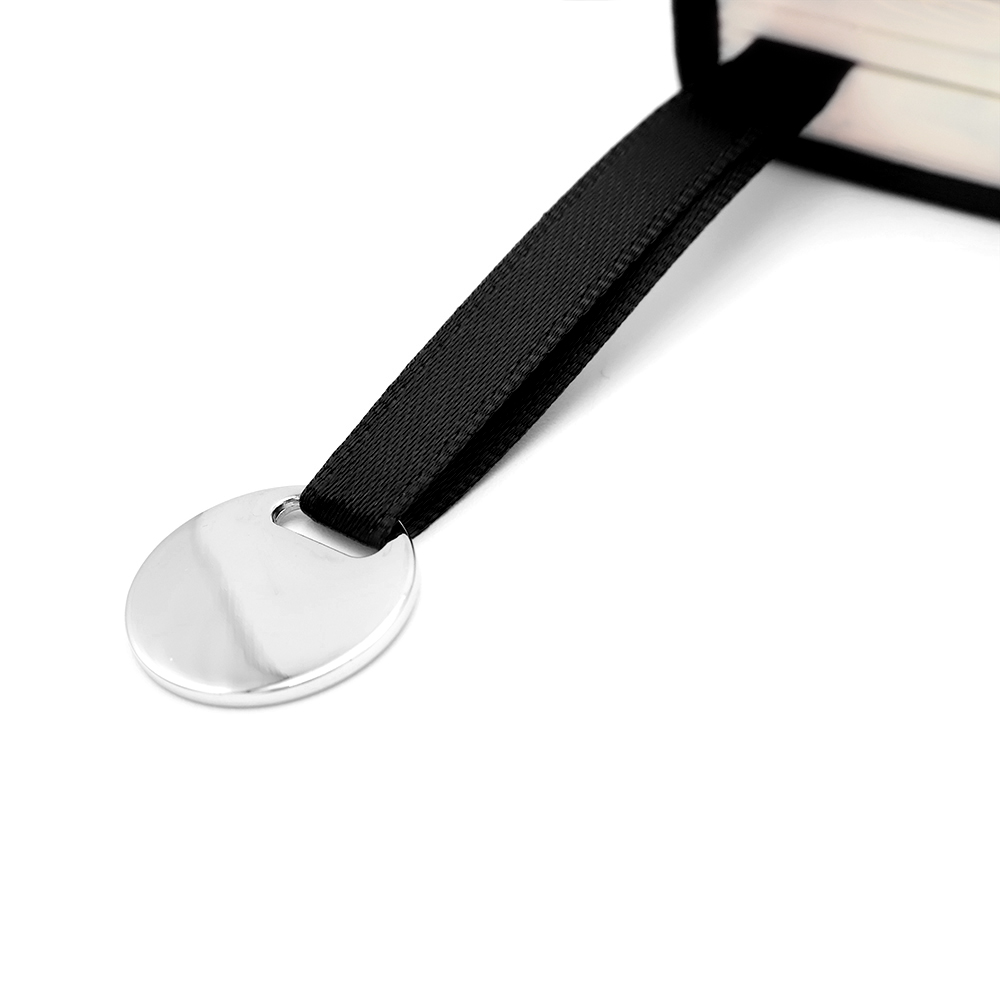 Блокнот A5 Officer в мягком переплёте с металлической биркой, чёрный арт. 51010.02 Блокнот A5 Officer в мягком переплёте с металлической биркой, чёрный арт. 51010.02