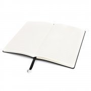 Блокнот A5 Officer в мягком переплёте с металлической биркой, чёрный арт. 51010.02 Блокнот A5 Officer в мягком переплёте с металлической биркой, чёрный арт. 51010.02