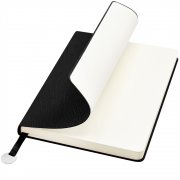 Блокнот A5 Officer в мягком переплёте с металлической биркой, чёрный арт. 51010.02 Блокнот A5 Officer в мягком переплёте с металлической биркой, чёрный арт. 51010.02