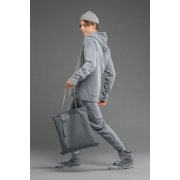 Шопер B3, серый с серыми ручками