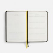 Ежедневник Alanis, недатированный, черный c желтым арт. 18299.38 Ежедневник Alanis, недатированный, черный c желтым арт. 18299.38