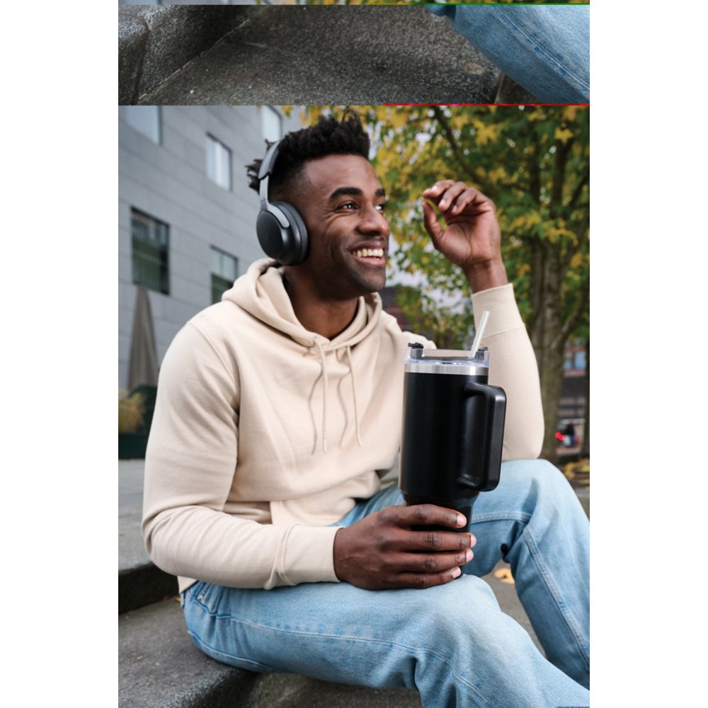 Термокружка Peakflow из переработанной стали RCS, 1.2 л арт. P437.3301 Термокружка Peakflow из переработанной стали RCS, 1.2 л арт. P437.3301