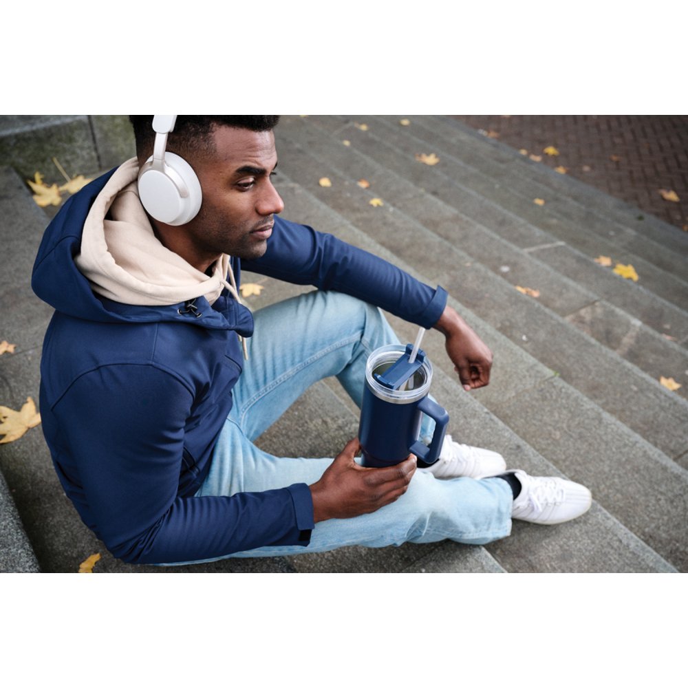 Термокружка Peakflow из переработанной стали RCS, 1.2 л арт. P437.3325 Термокружка Peakflow из переработанной стали RCS, 1.2 л арт. P437.3325