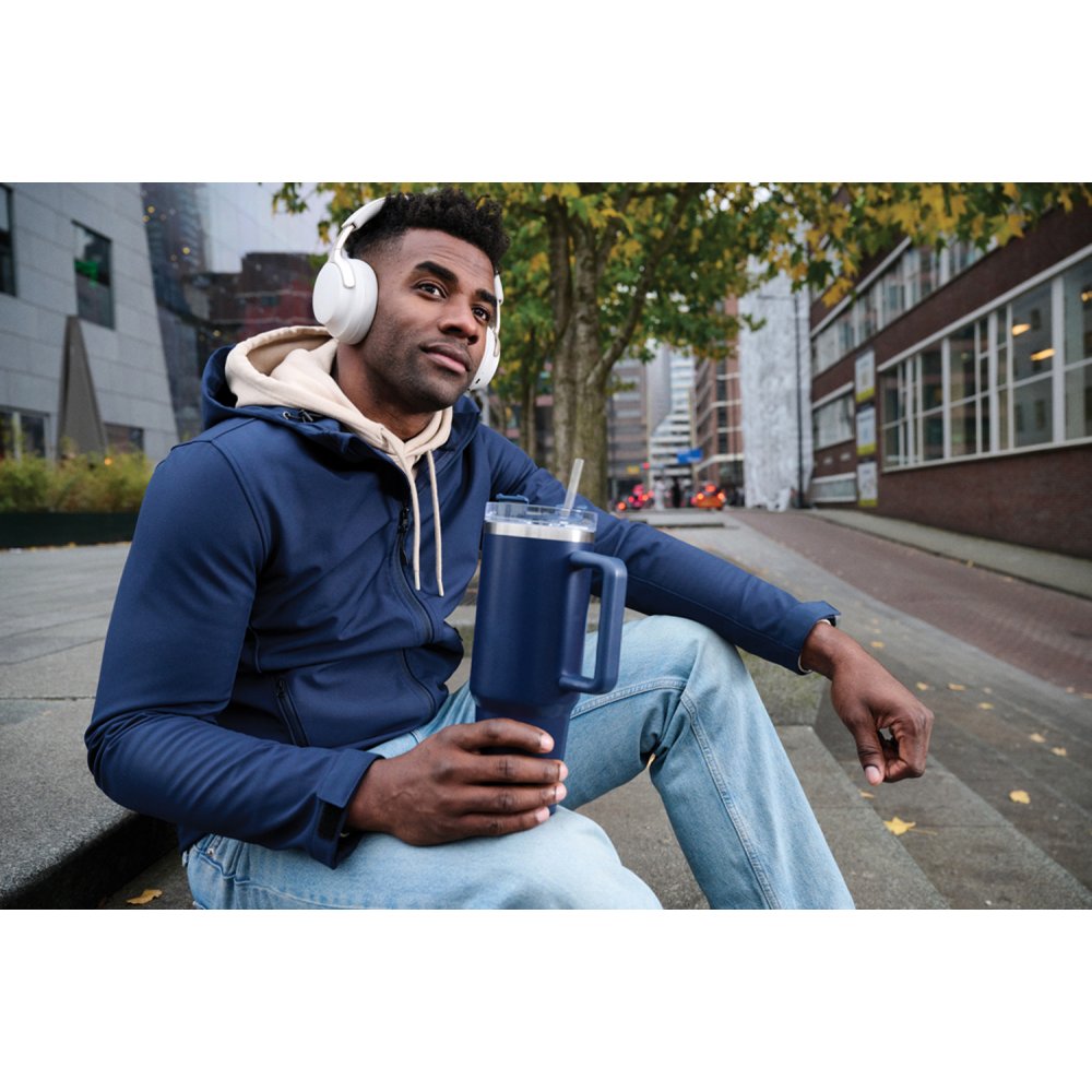 Термокружка Peakflow из переработанной стали RCS, 1.2 л арт. P437.3325 Термокружка Peakflow из переработанной стали RCS, 1.2 л арт. P437.3325