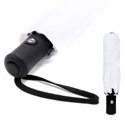 Автоматический противоштормовой зонт Vortex To Go, белый/чёрный