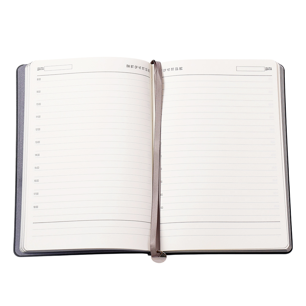 Ежедневник A5 недатированный Impero в мягком переплёте, темно-серый арт. 51028.20 Ежедневник A5 недатированный Impero в мягком переплёте, темно-серый арт. 51028.20