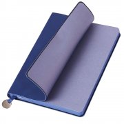 Ежедневник A5 недатированный Impero в мягком переплёте, темно-синий