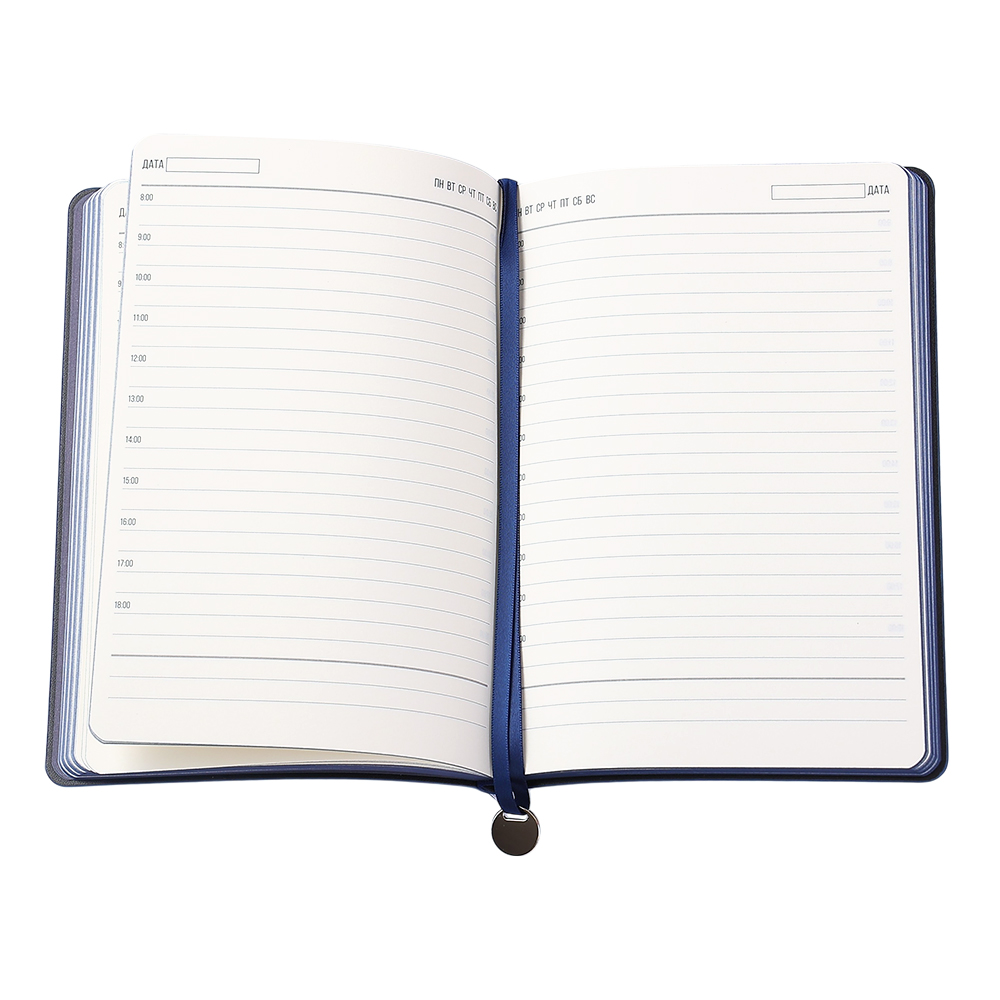 Ежедневник A5 недатированный Impero в мягком переплёте, темно-синий арт. 51028.15 Ежедневник A5 недатированный Impero в мягком переплёте, темно-синий арт. 51028.15