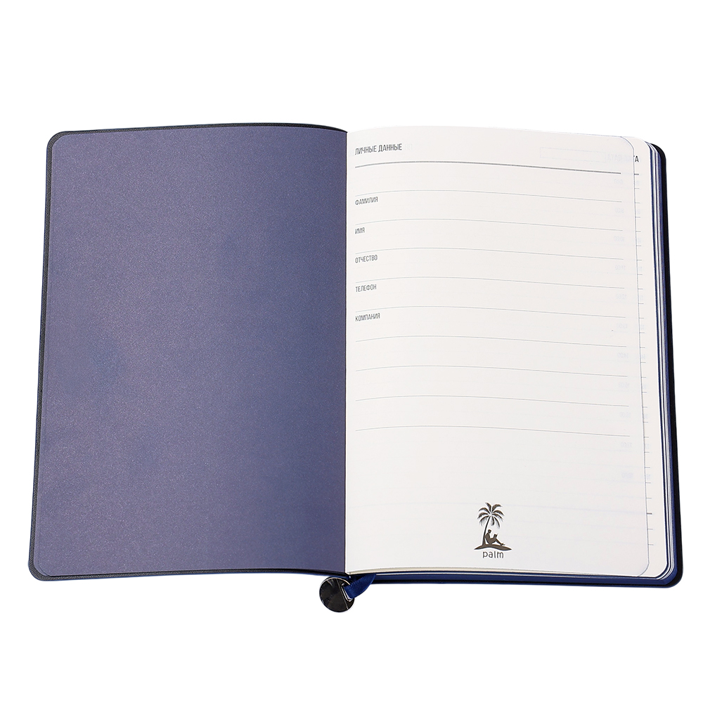 Ежедневник A5 недатированный Impero в мягком переплёте, темно-синий арт. 51028.15 Ежедневник A5 недатированный Impero в мягком переплёте, темно-синий арт. 51028.15